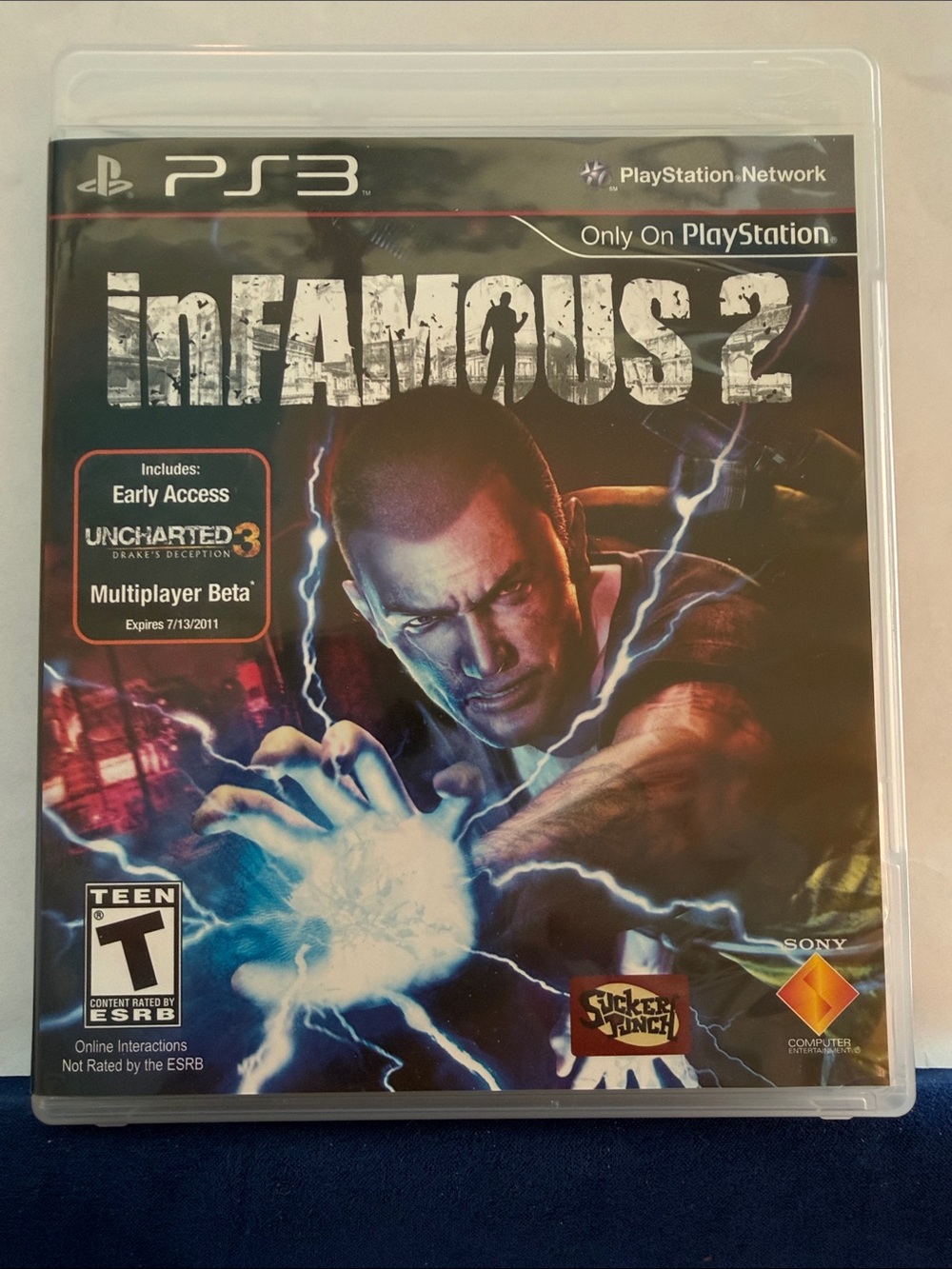 inFAMOUS 2 (Sony PlayStation 3, 2011) CIB PS3 Authentic